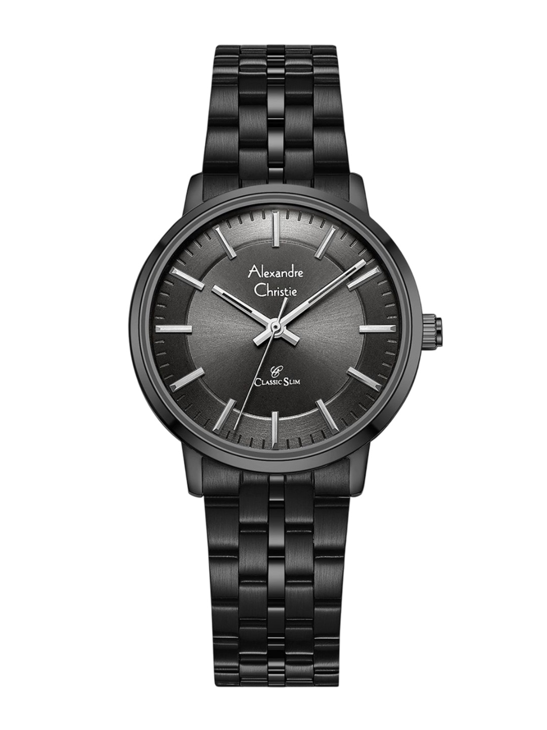 

Alexandre Christie Women Dial & Stainless Steel Bracelet Style Straps Analogue Watch 8692LHBIPBA, Black