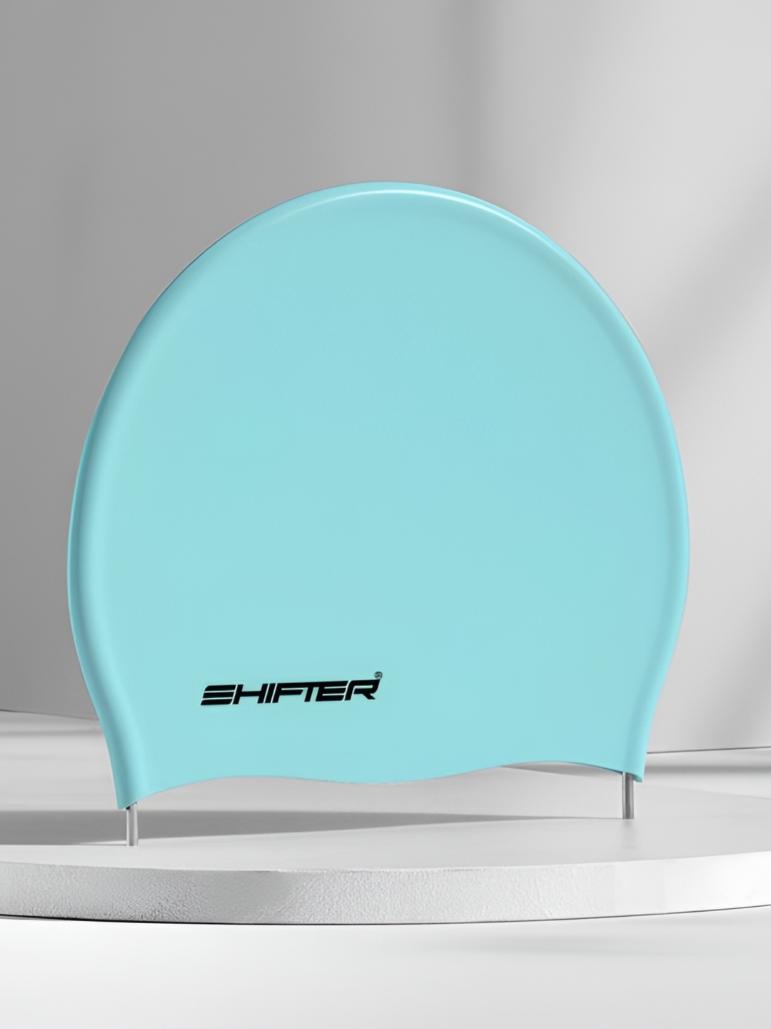 

SHIFTER Silicone Stretchable Swimming Cap, Blue