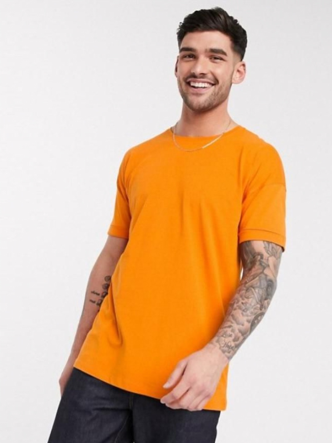 

Unicus Apparel Men V-Neck Pockets T-shirt, Yellow