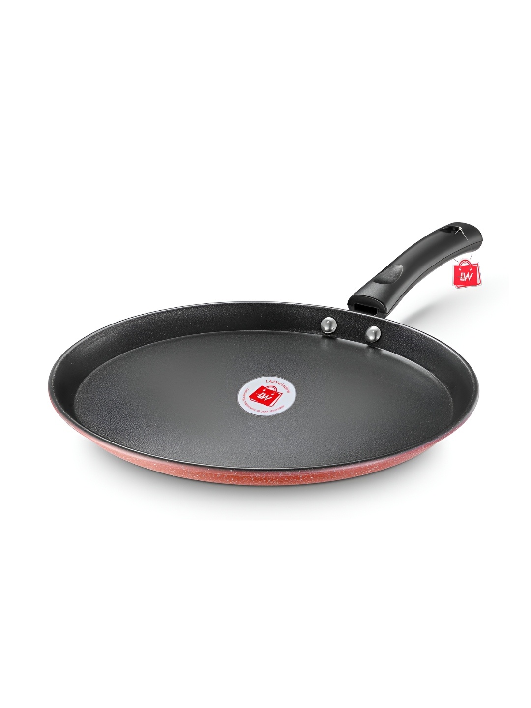 

LAZYwindow Maroon & Black Premium Quality Nonstick Tawa