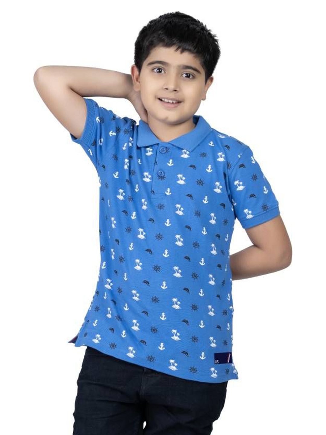 

Killer Boys Printed Pure Cotton T-shirt, Blue