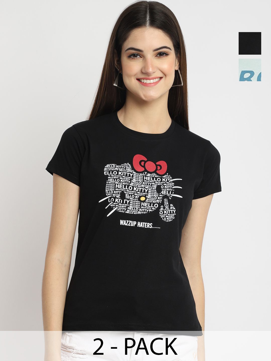 

Dreambe Women Typography Printed T-shirt, Multi