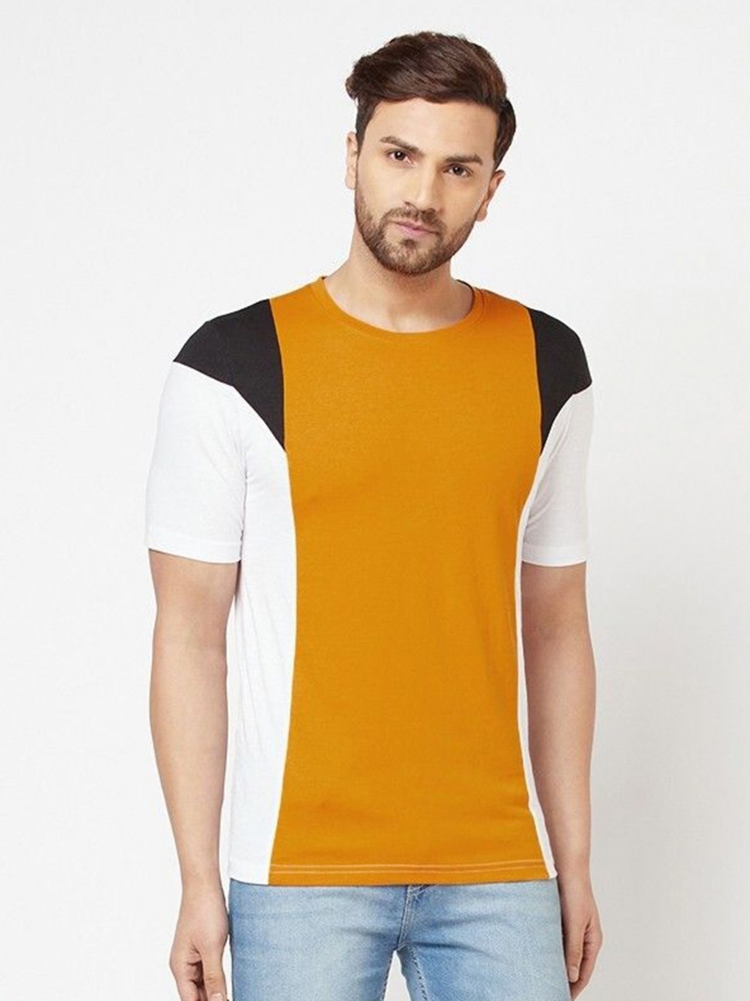 

Unicus Apparel Men Hooded Pockets T-shirt, Multi