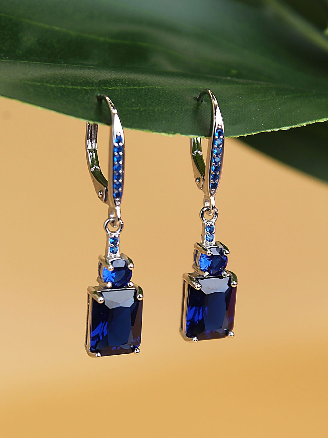 

DEVASHREE Classic Drop Earrings, Blue