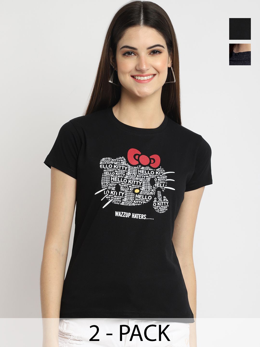 

Dreambe Women Typography Printed T-shirt, Multi