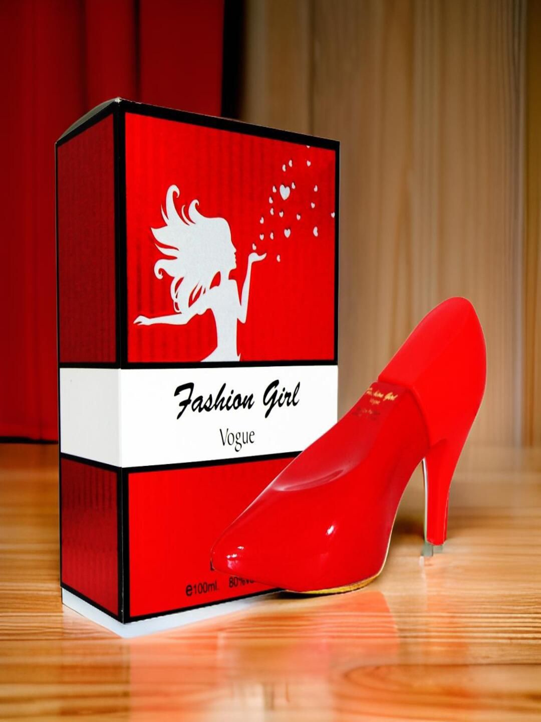 

Thea Fashion Girl Vogue Long Lasting Perfume - 100 ml, Red