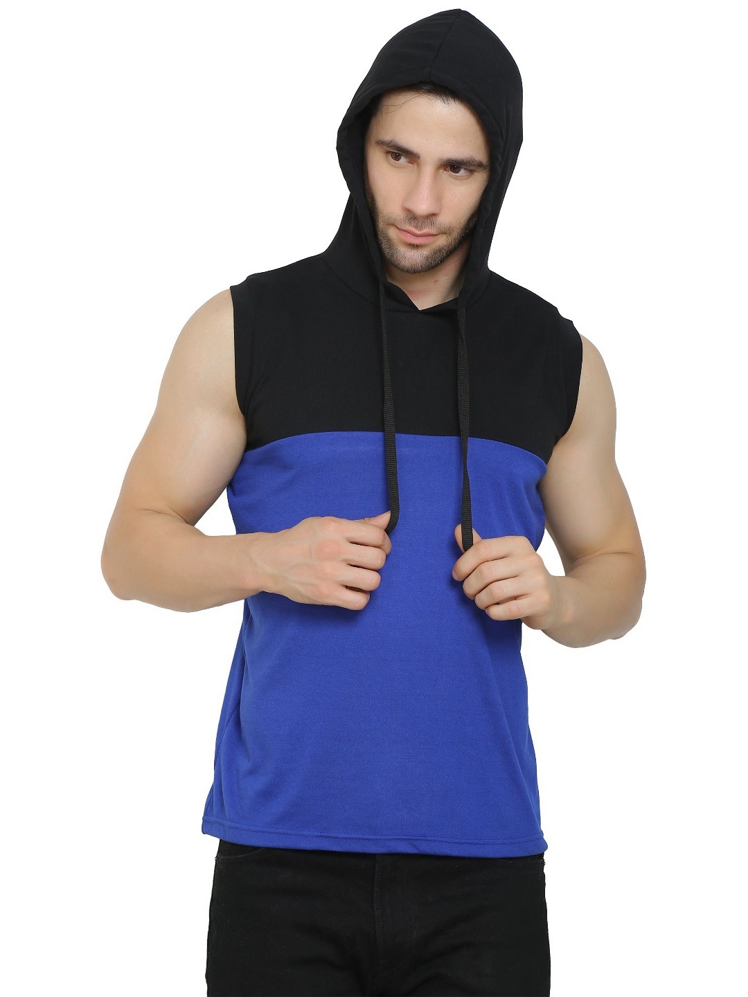 

CHRISTONE Men Kevin Durant Hooded Pockets T-shirt, Blue