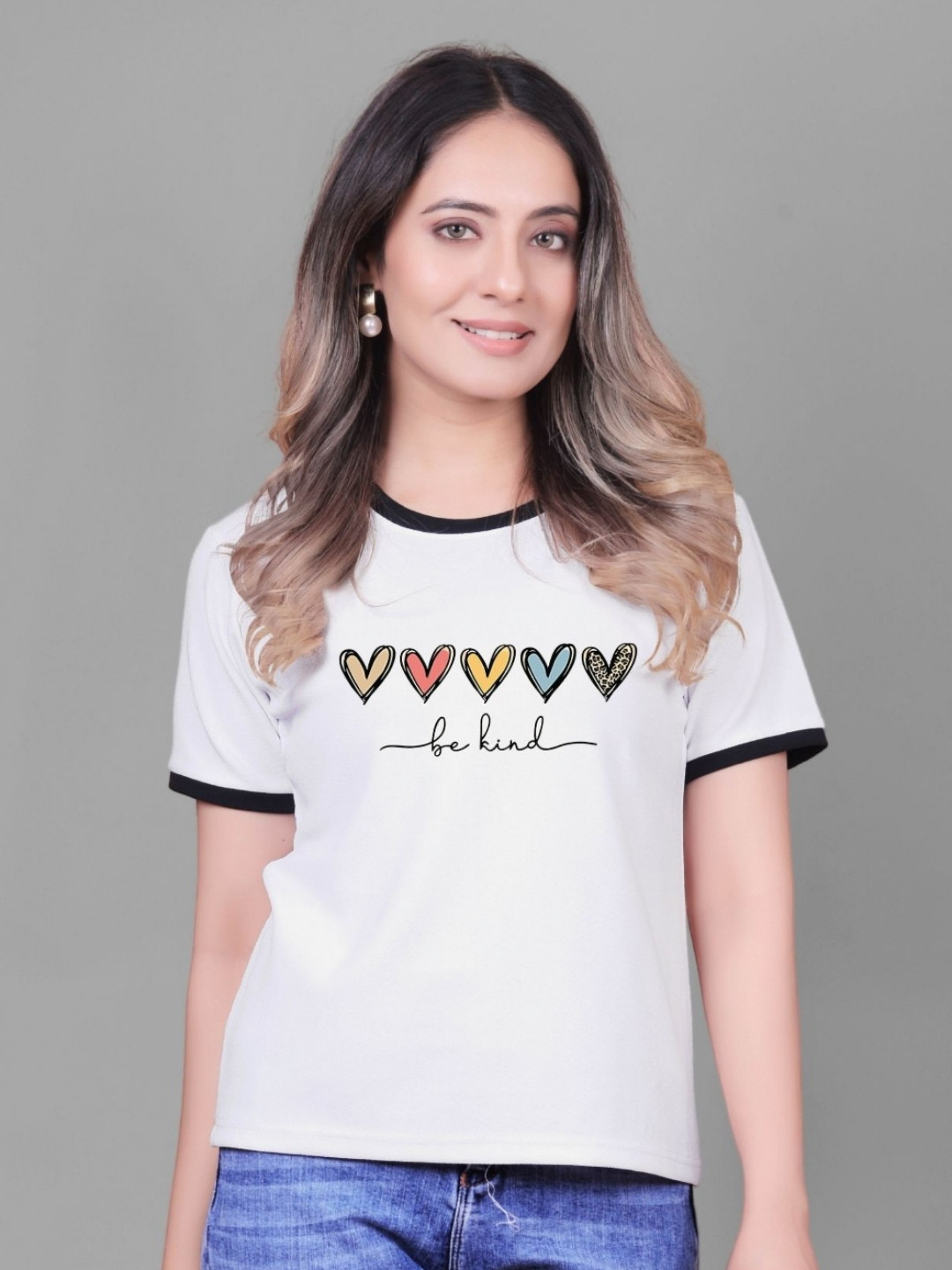 

Moda Rapido Women Graphic Printed Relaxed Fit Regular T-shirt, White