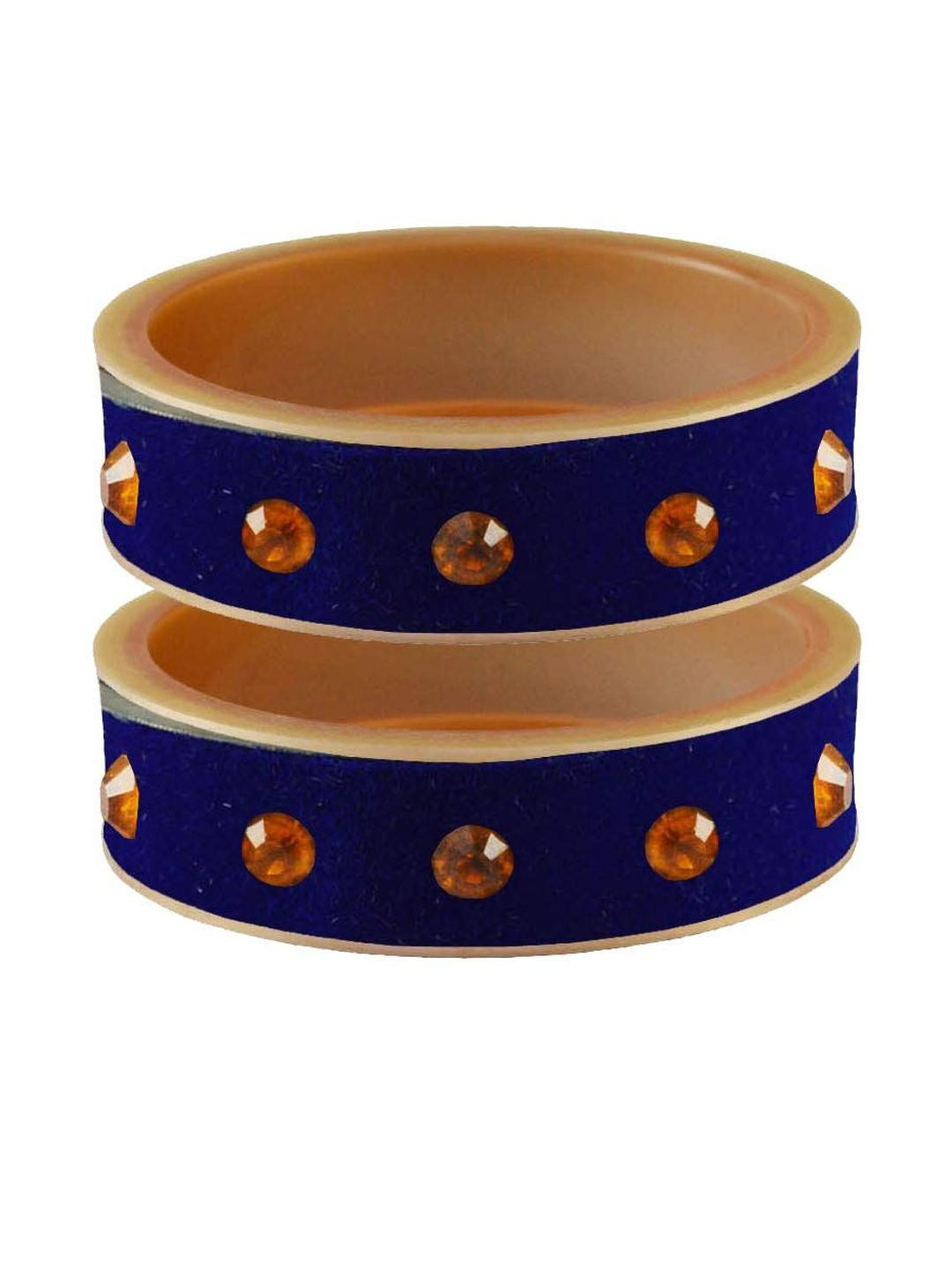 

Vidhya Kangan Women Blue Brass Bangle