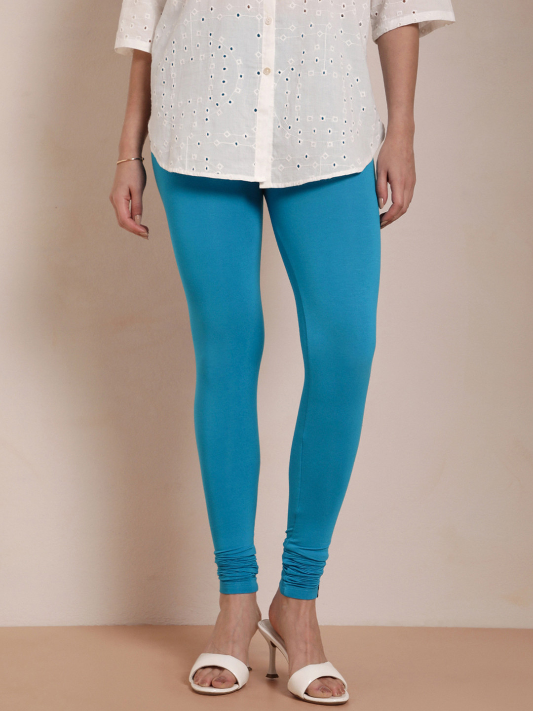 TWIN BIRDS Womens Churidar-Length Leggings