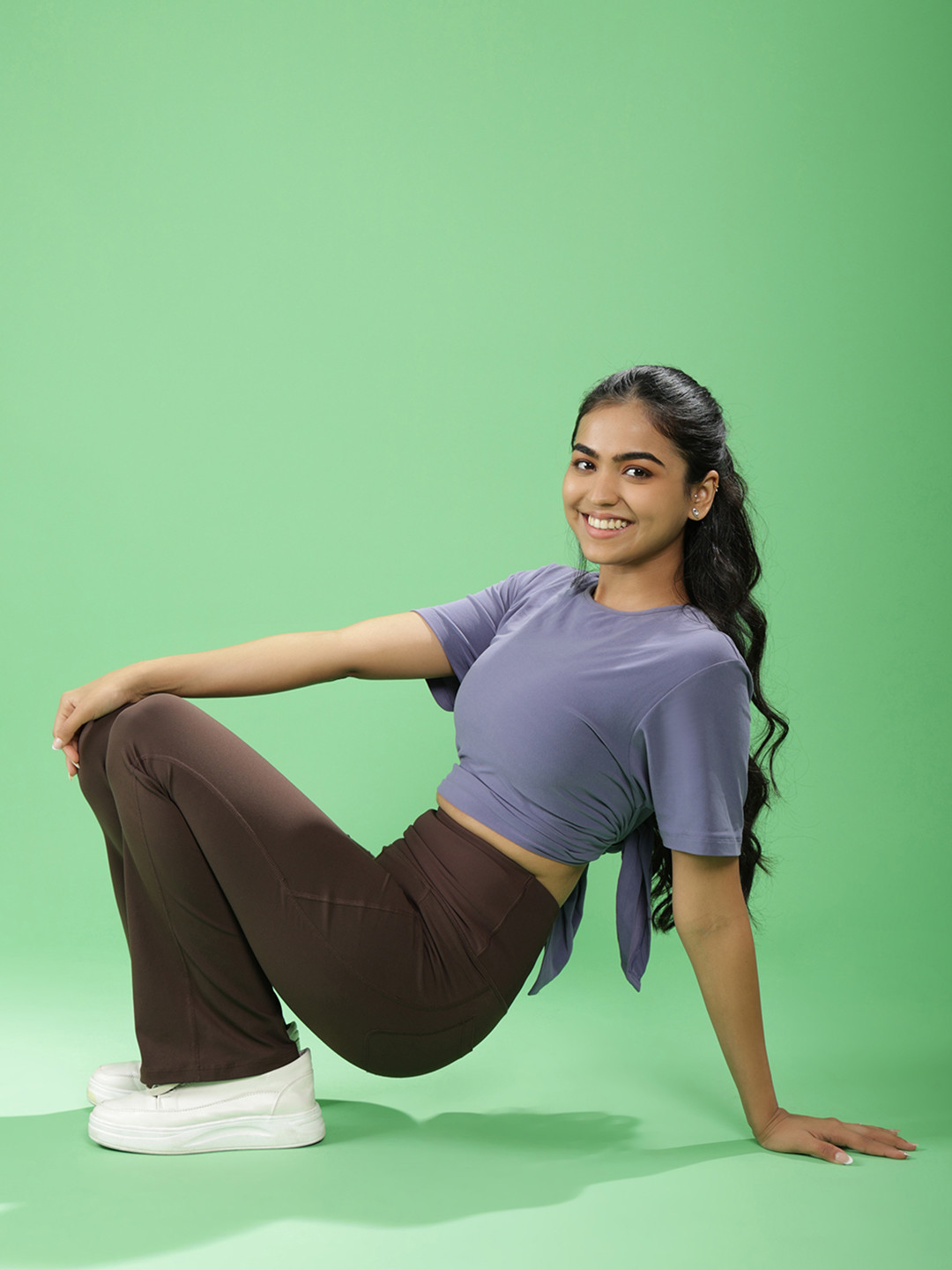 Blissclub Women High Waist The Ultimate Flare Track Pants - Regular