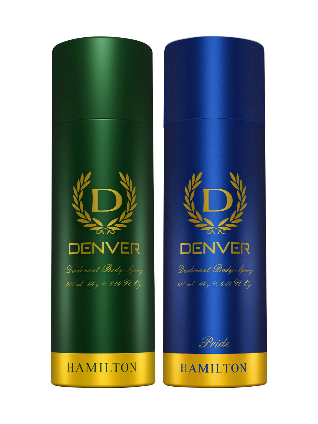 Denver Men Set of 2 Hamilton Pride Deodorant Body Sprays