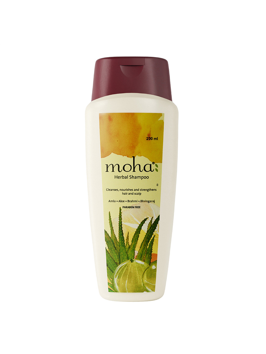 moha Herbal Shampoo with Aloe & Amla for Nourished & Strong Hair - 200ml