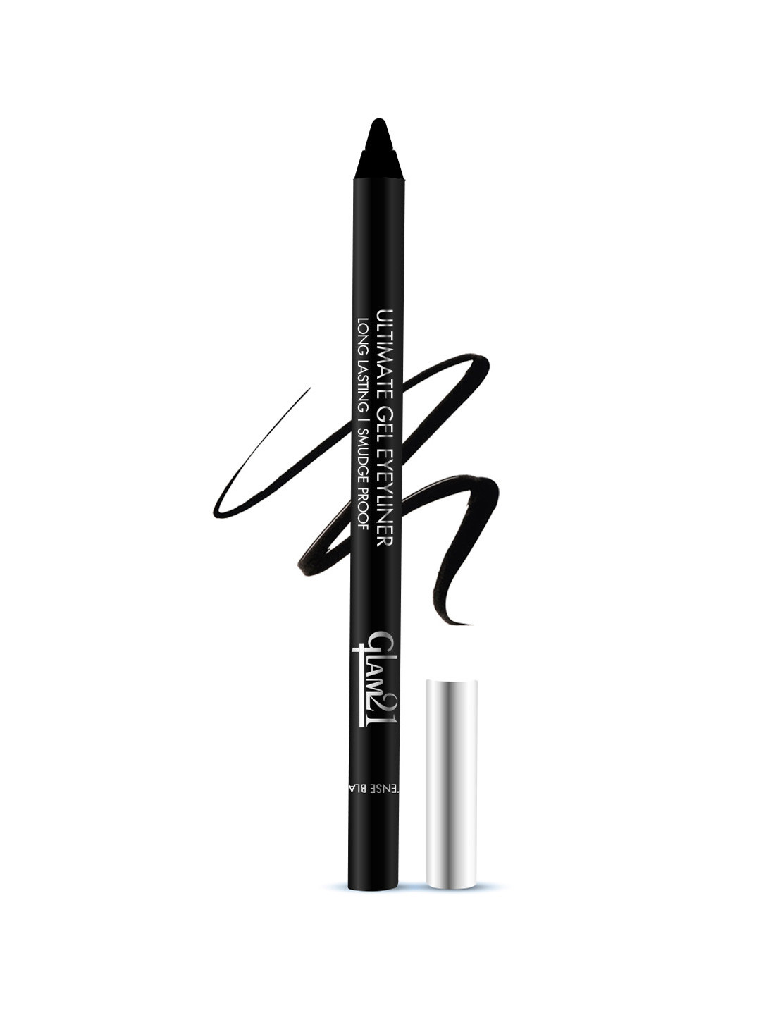 GLAM21 Ultimate Smudge Proof & Long Lasting Matte Gel Eyeliner Kajal 1.5 g - Black