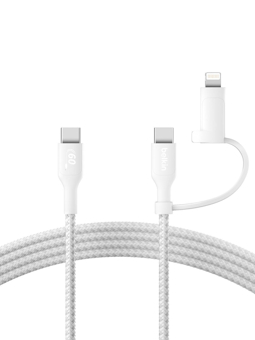Belkin 2-IN-1 USB-C & LTG Braided Wired Cable