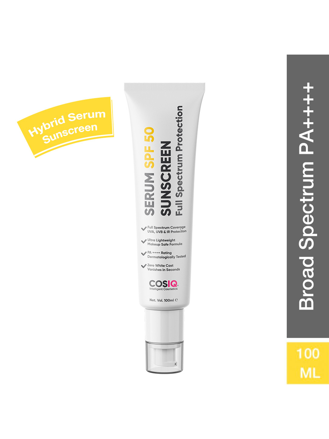CosIQ SPF50 PA++++ Full Spectrum Sunscreen Serum - 100ml