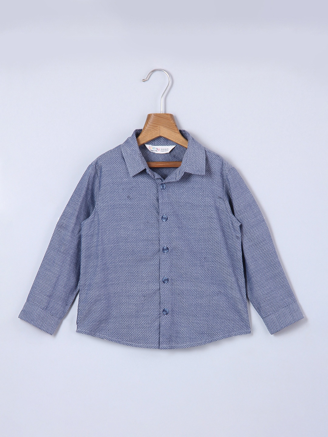 

Beebay Boys Blue Casual Shirt