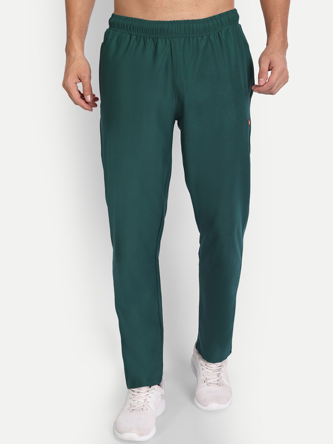 

SIAPA Men Green Solid Rapid Dry Track Pants