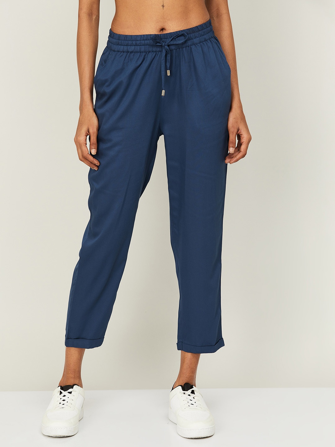 

Fame Forever by Lifestyle Women Teal Trouser