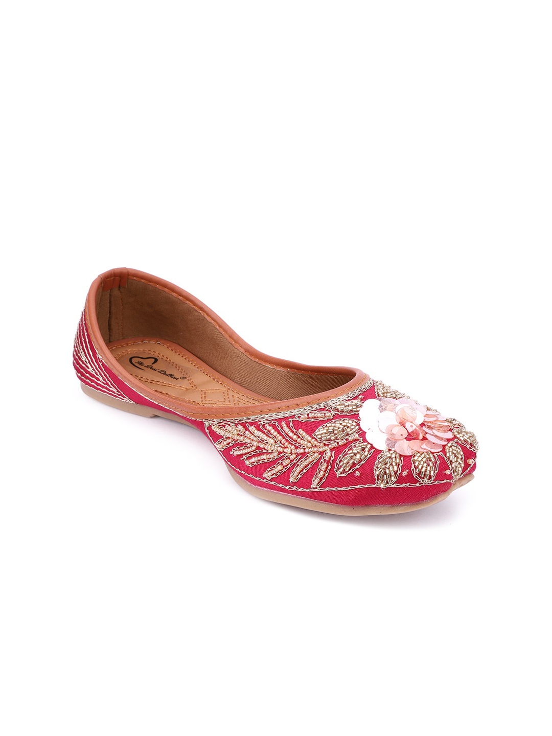 

The Desi Dulhan Women Ethnic Ballerinas Flats, Magenta