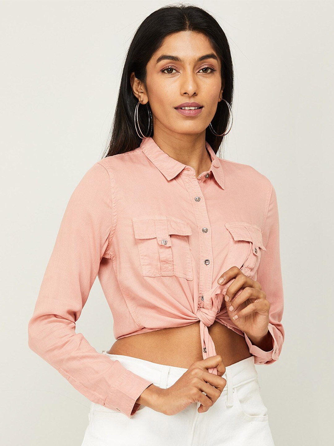 

Fame Forever by Lifestyle Women Pink Shirt Style Top