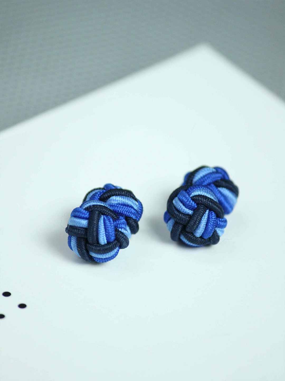

Tossido Blue Tossido Fabric Cufflink