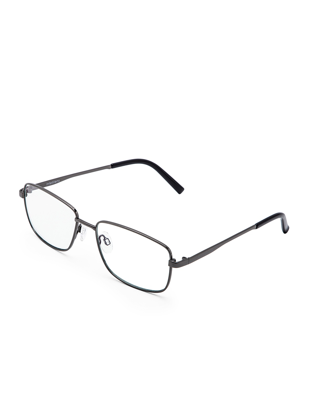 

Intellilens Unisex Transparent Lens & Metallic Blue Cut Computer Glasses 1000000060863