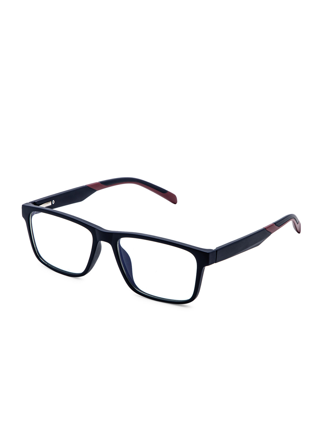 

Intellilens Unisex Transparent & Black Full Rim Square Frames 1000000060885
