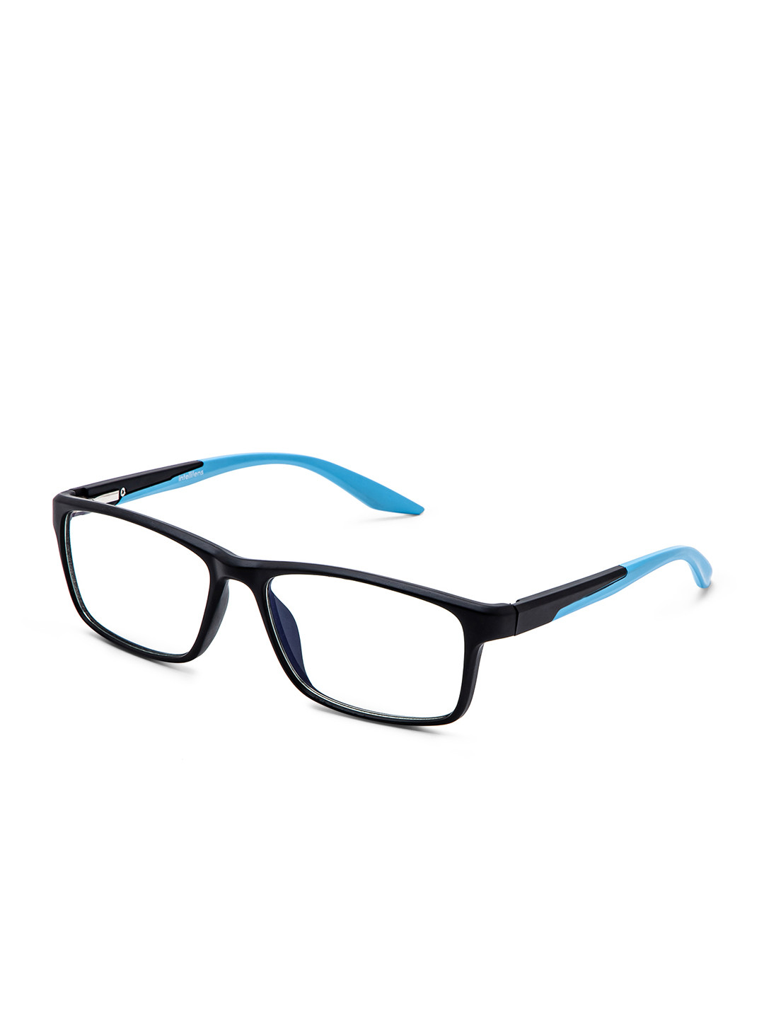 

Intellilens Unisex Transparent & Black Full Rim Square Frames 1000000060887