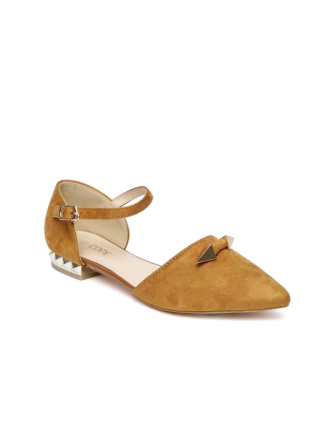 

CODE by Lifestyle Women Tan Brown Pointy-Toed Flats