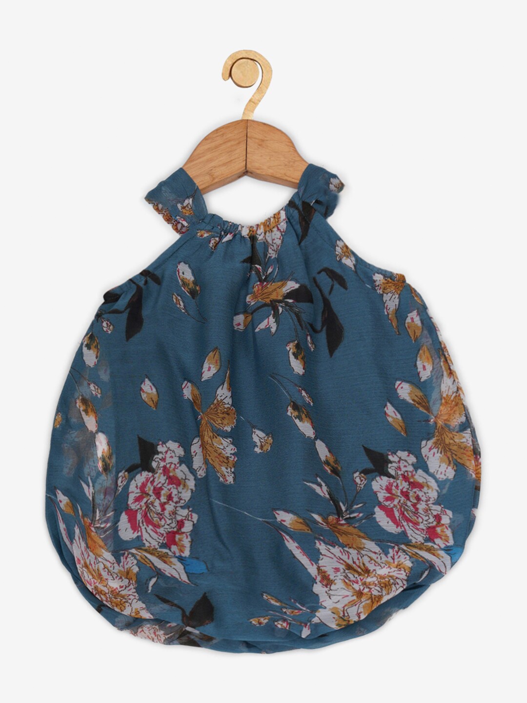 

Creative Kids Green Floral A-Line Dress