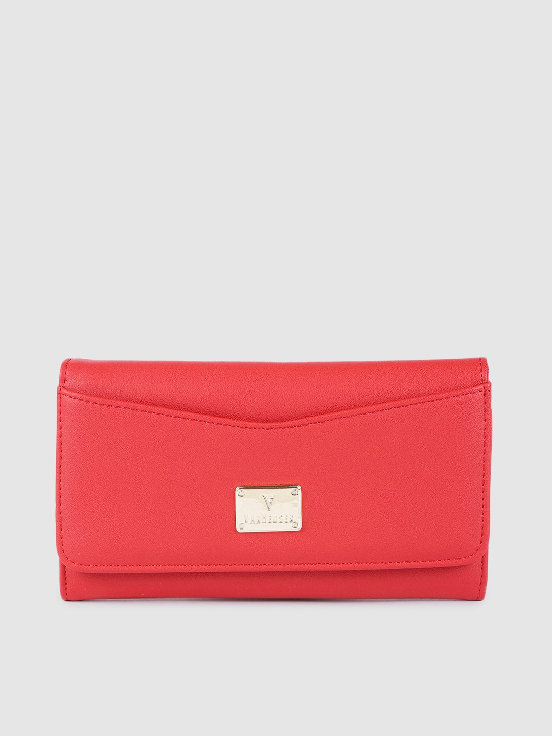 

Van Heusen Women Red Solid Three Fold Wallet