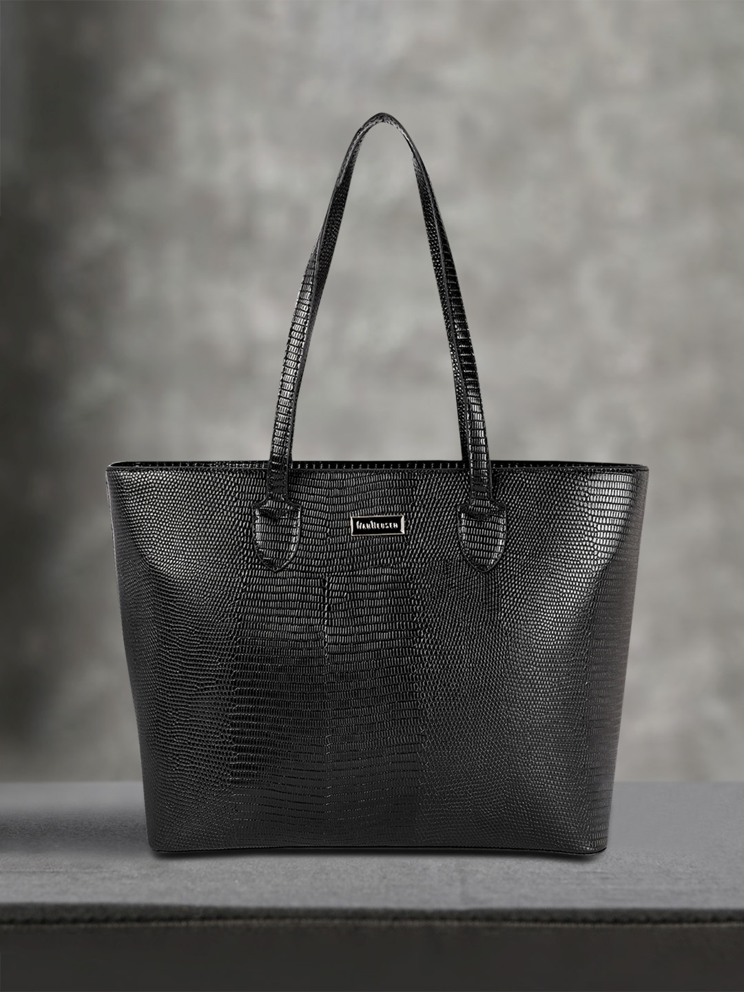 

Van Heusen Black Textured Shoulder Bag