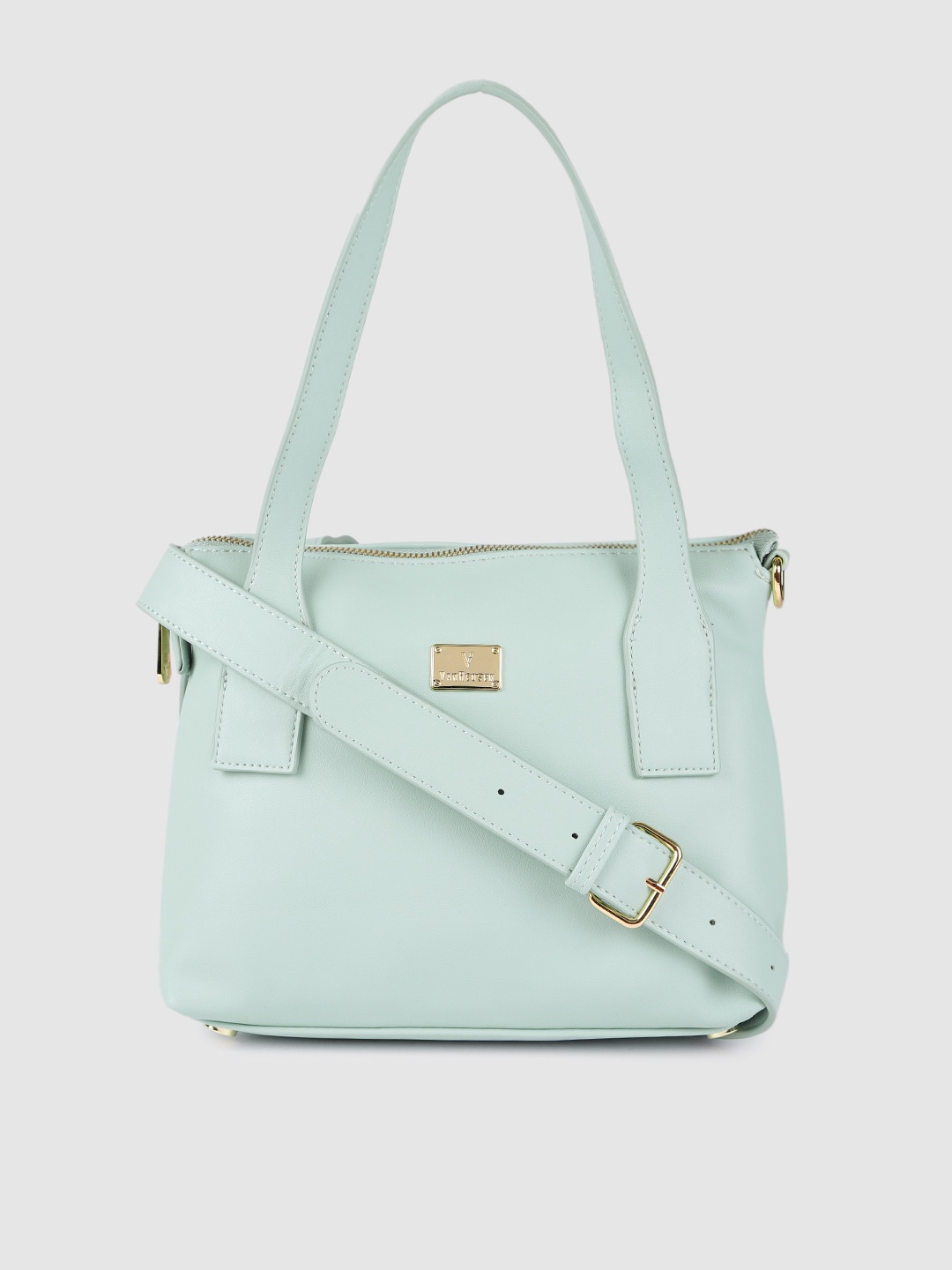 

Van Heusen Mint Green Structured Shoulder Bag