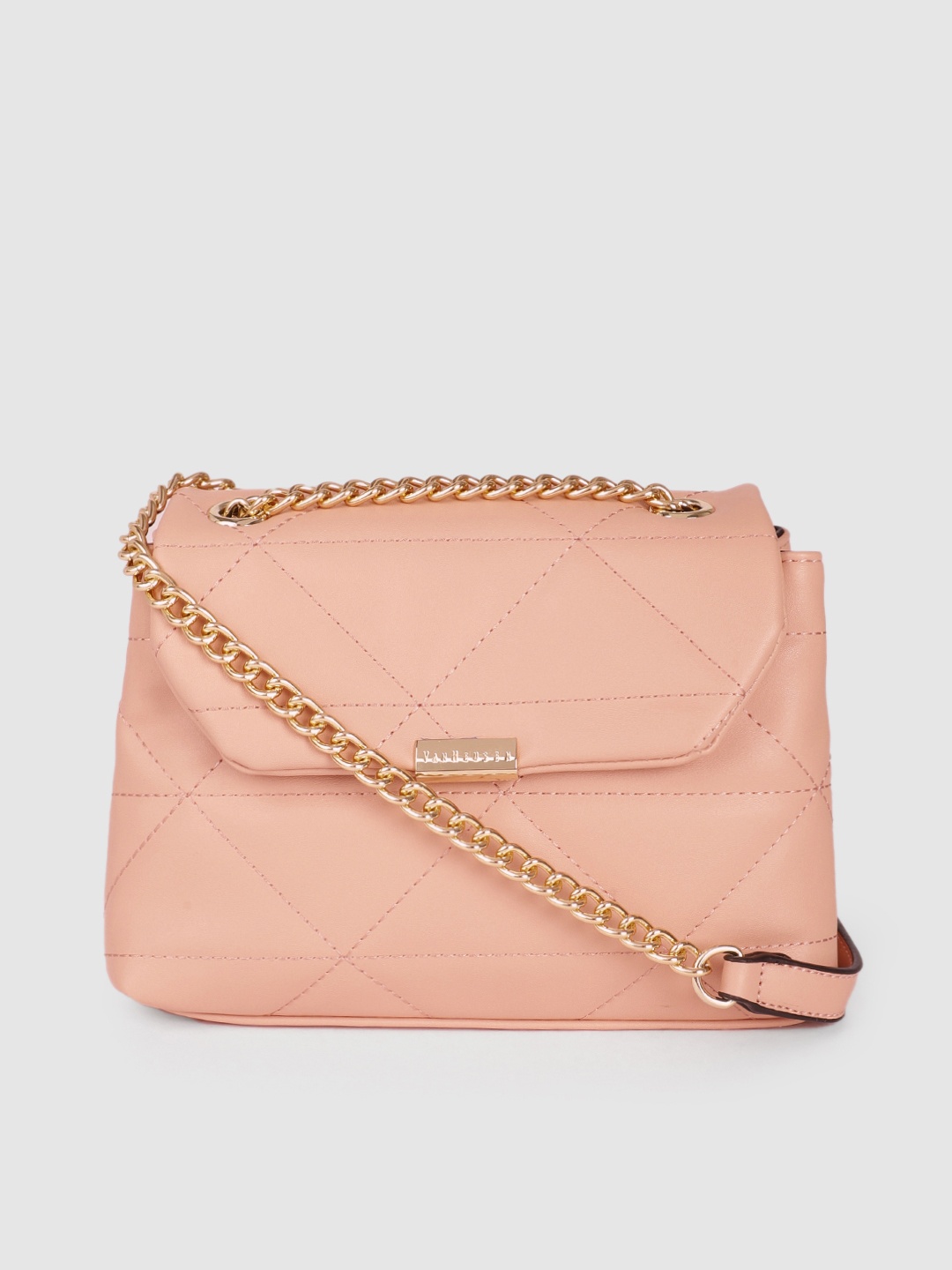 

Van Heusen Women Coral Structured Sling Bag with Quilted Detail