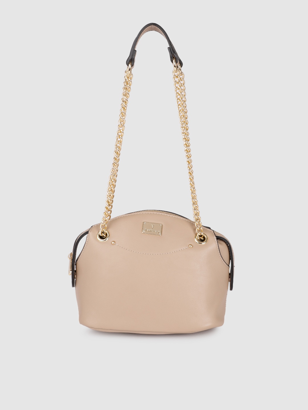 

Van Heusen Women Beige Solid Structured Shoulder Bag