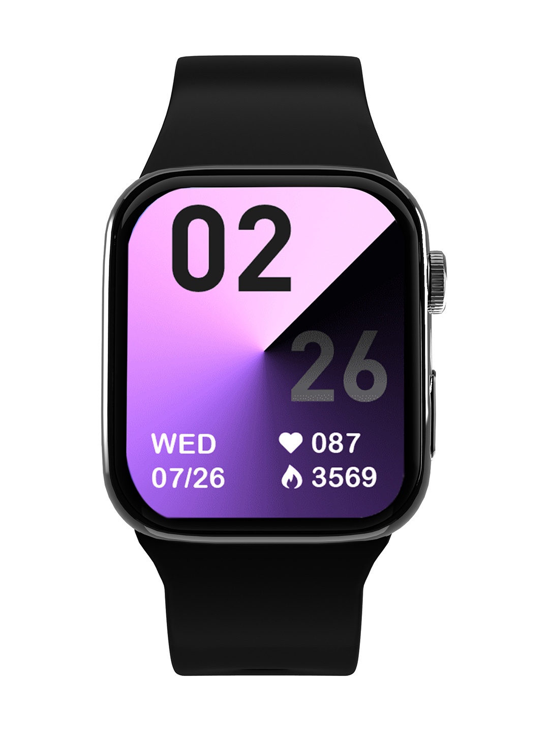 

Hammer Pulse Ace Pro 1.81" Bluetooth Calling Smartwatch with HR BP SpO2 (Black)