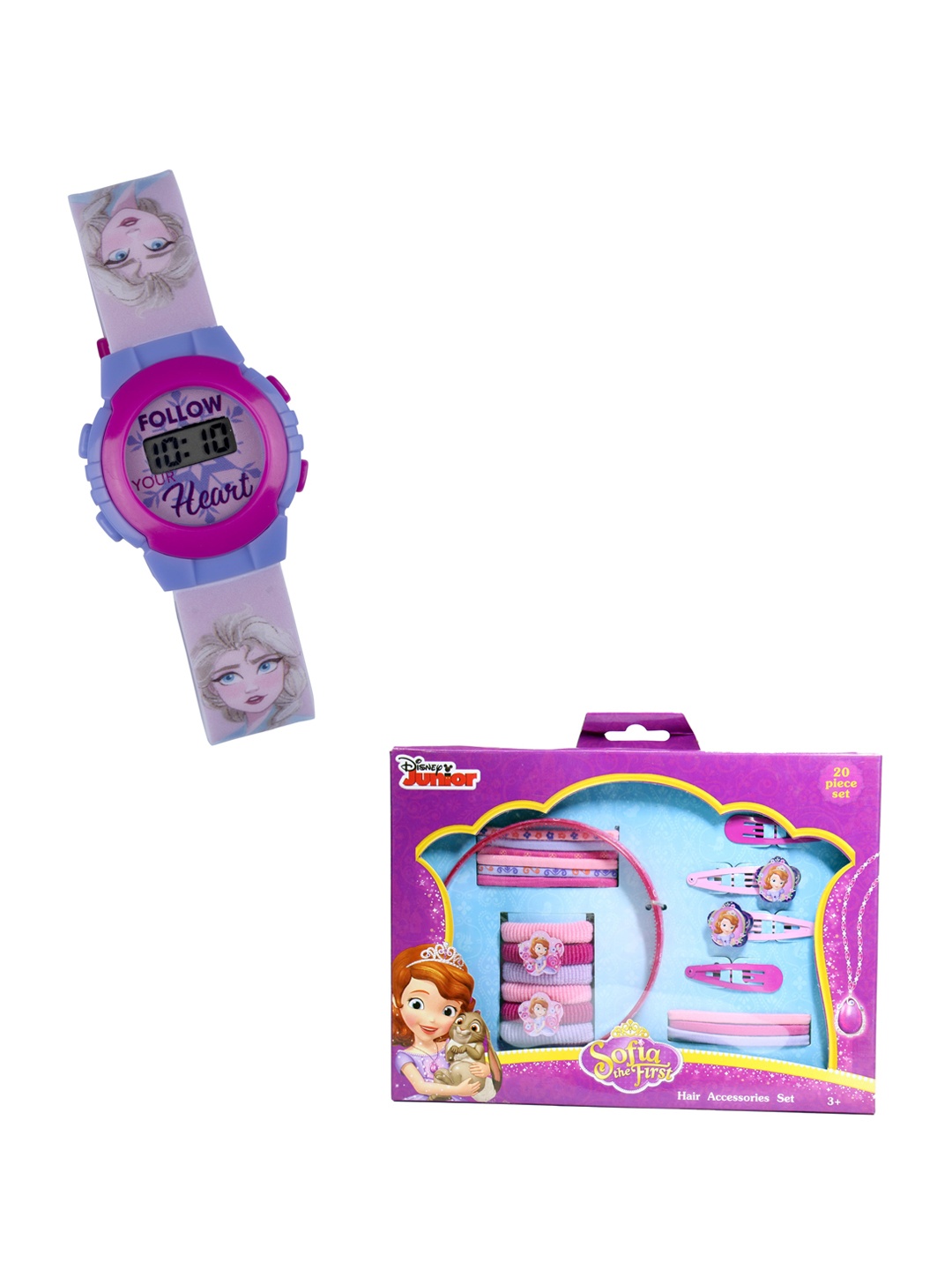 

Disney Minnie Dics Shooter Watch and Hair Accessories Combo, Multi