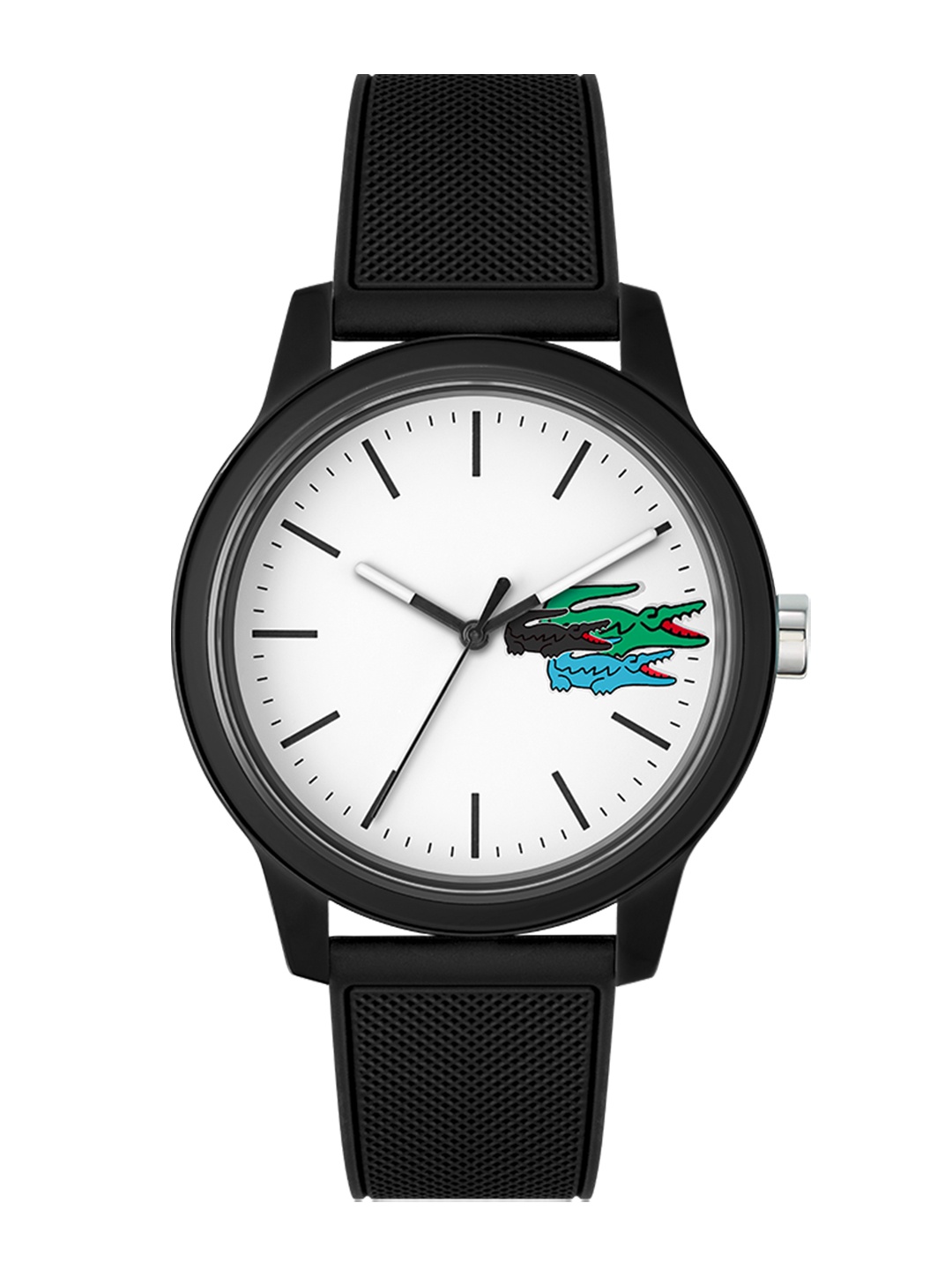 

Lacoste Men L.12.12 White Dial & Black Straps Analogue Watch 2011160