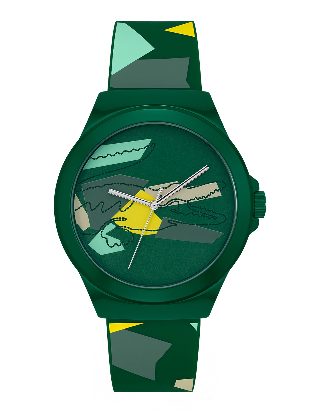 

Lacoste Men Neocroc Green Printed Dial & Straps Analogue Watch 2011186