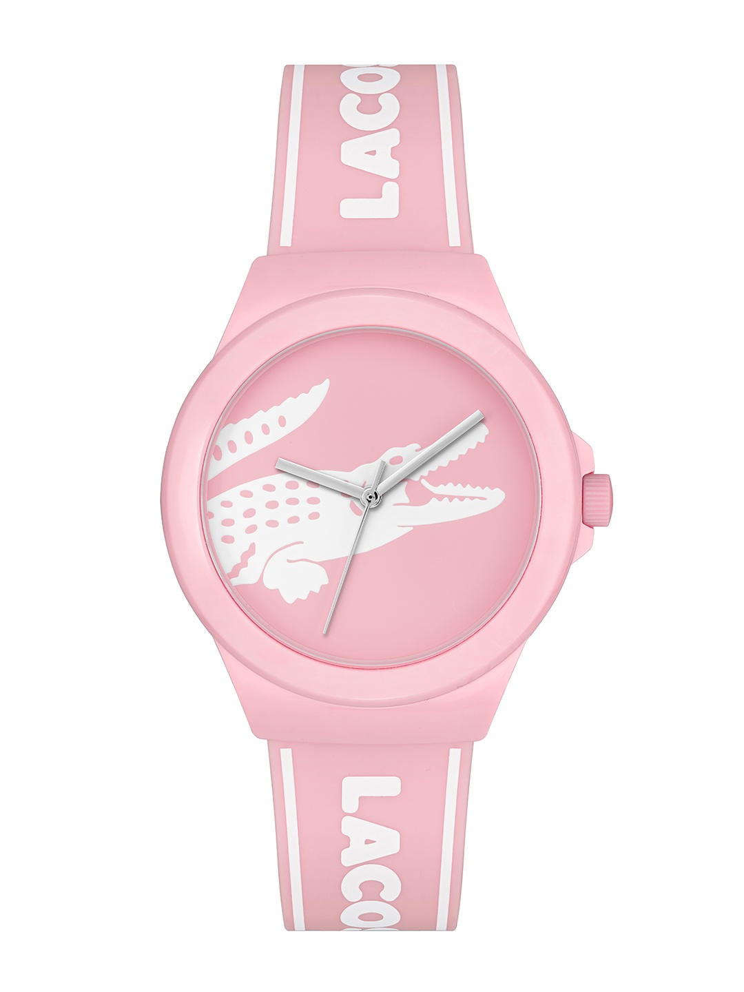 

Lacoste Women Pink Printed Neocroc Analogue Watch 2001218-Pink