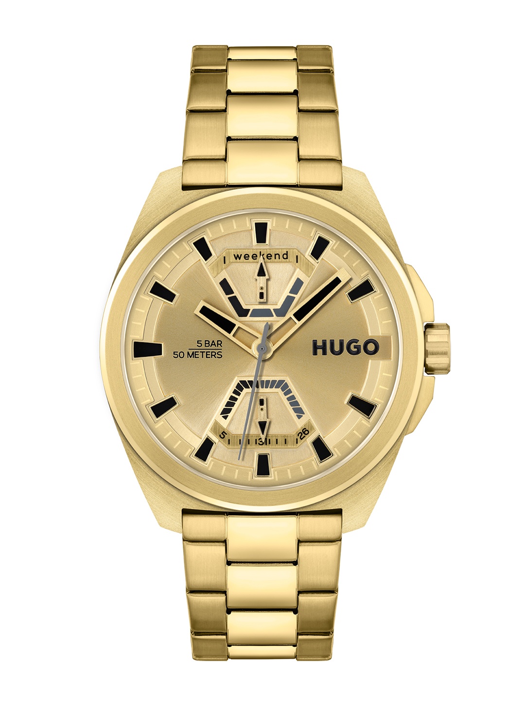 

HUGO Men Gold-Toned Expose Analogue Watch 1530243