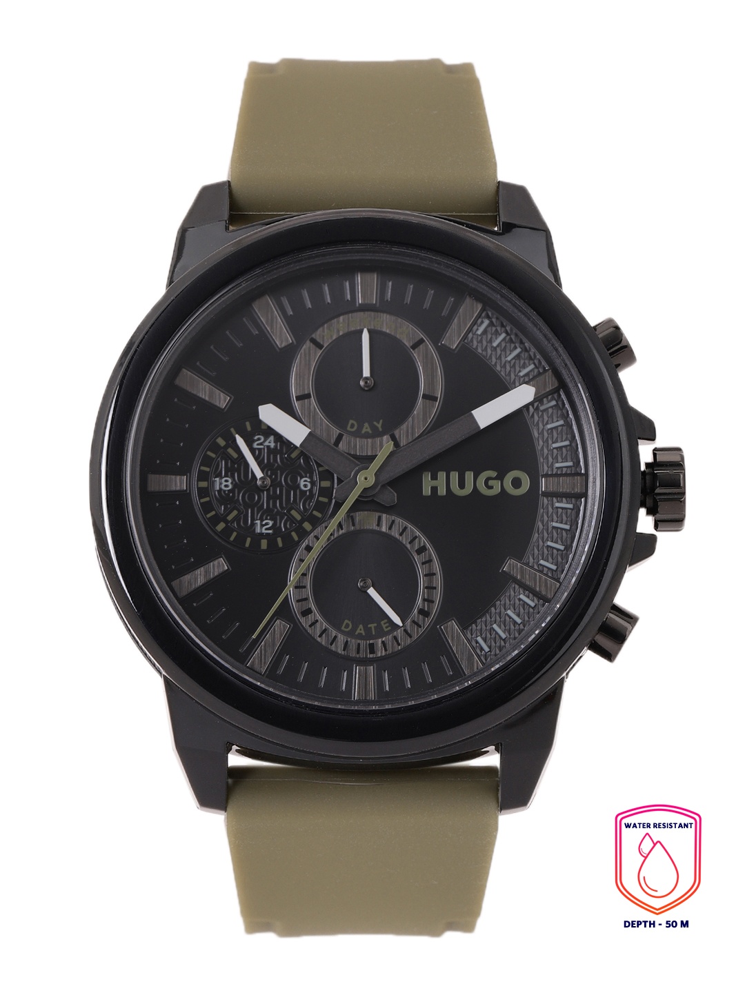 

HUGO Men Black Relax Analogue Watch 1530259