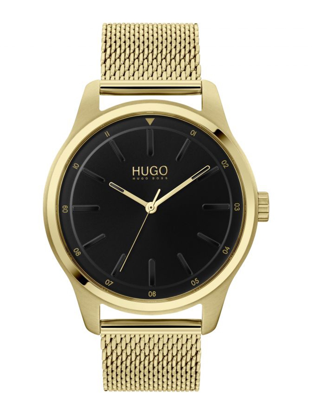 

HUGO Men Black Dare Bracelet Style Analogue Watch 1530138