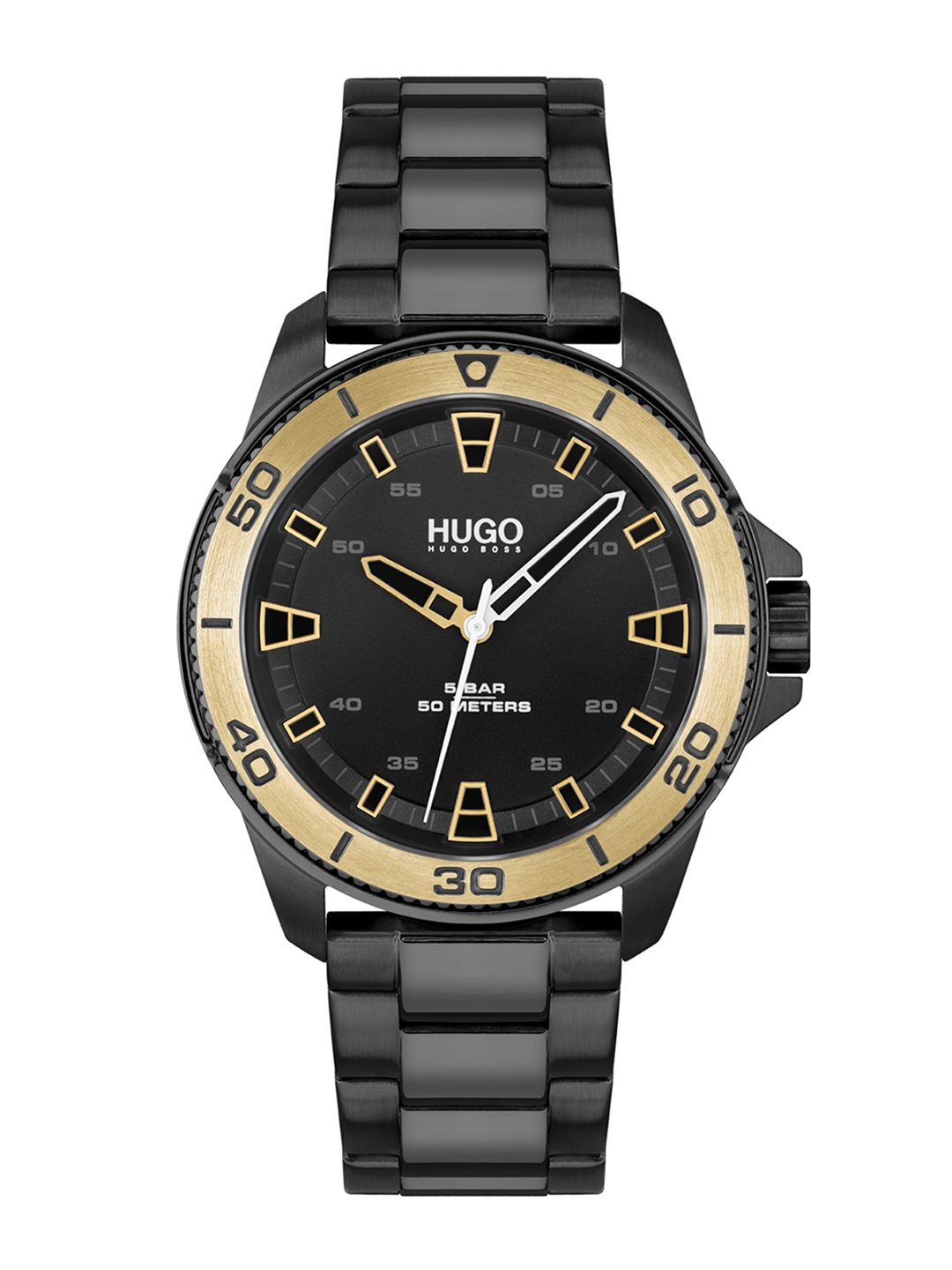 

HUGO Men Black Streetdiver Bracelet Style Analogue Watch 1530225
