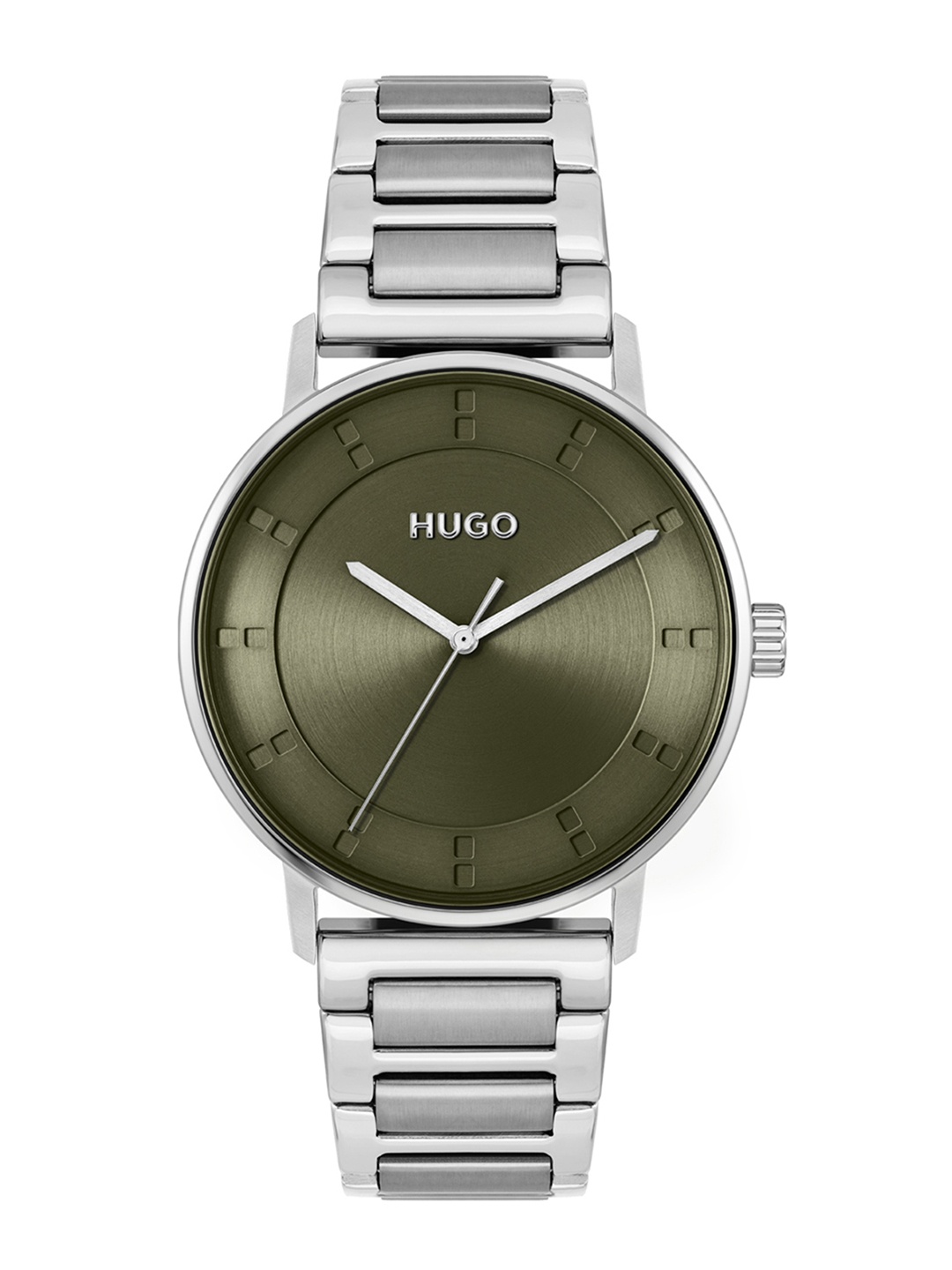 

HUGO Men Green Ensure Bracelet Style Analogue Watch 1530270