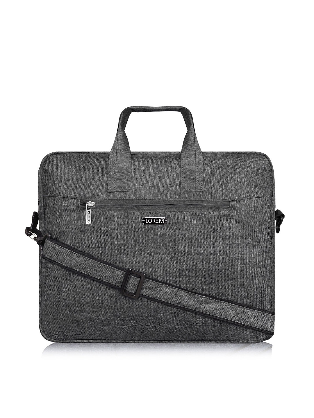 

LOREM Unisex Grey Laptop Bag