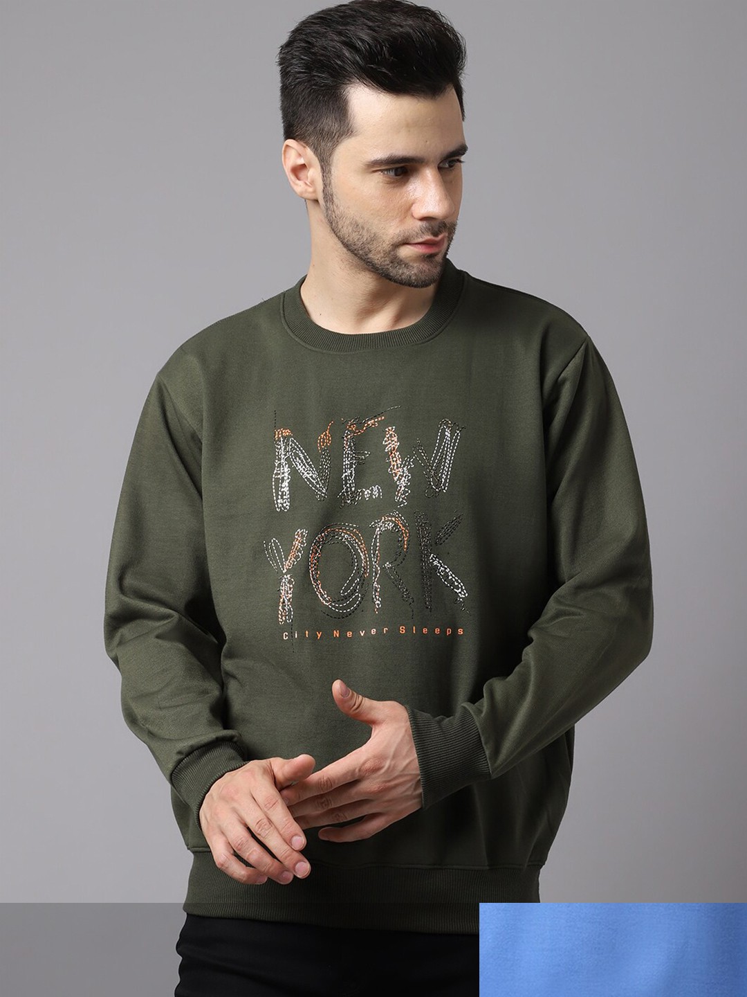 

MACK JONNEY Men Multicoloured Printed Sweatshirt, Multi