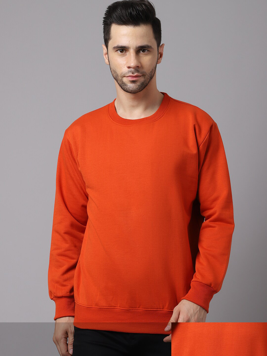 

VIMAL JONNEY Men Pack of 2 Solid Sweatshirt, Red