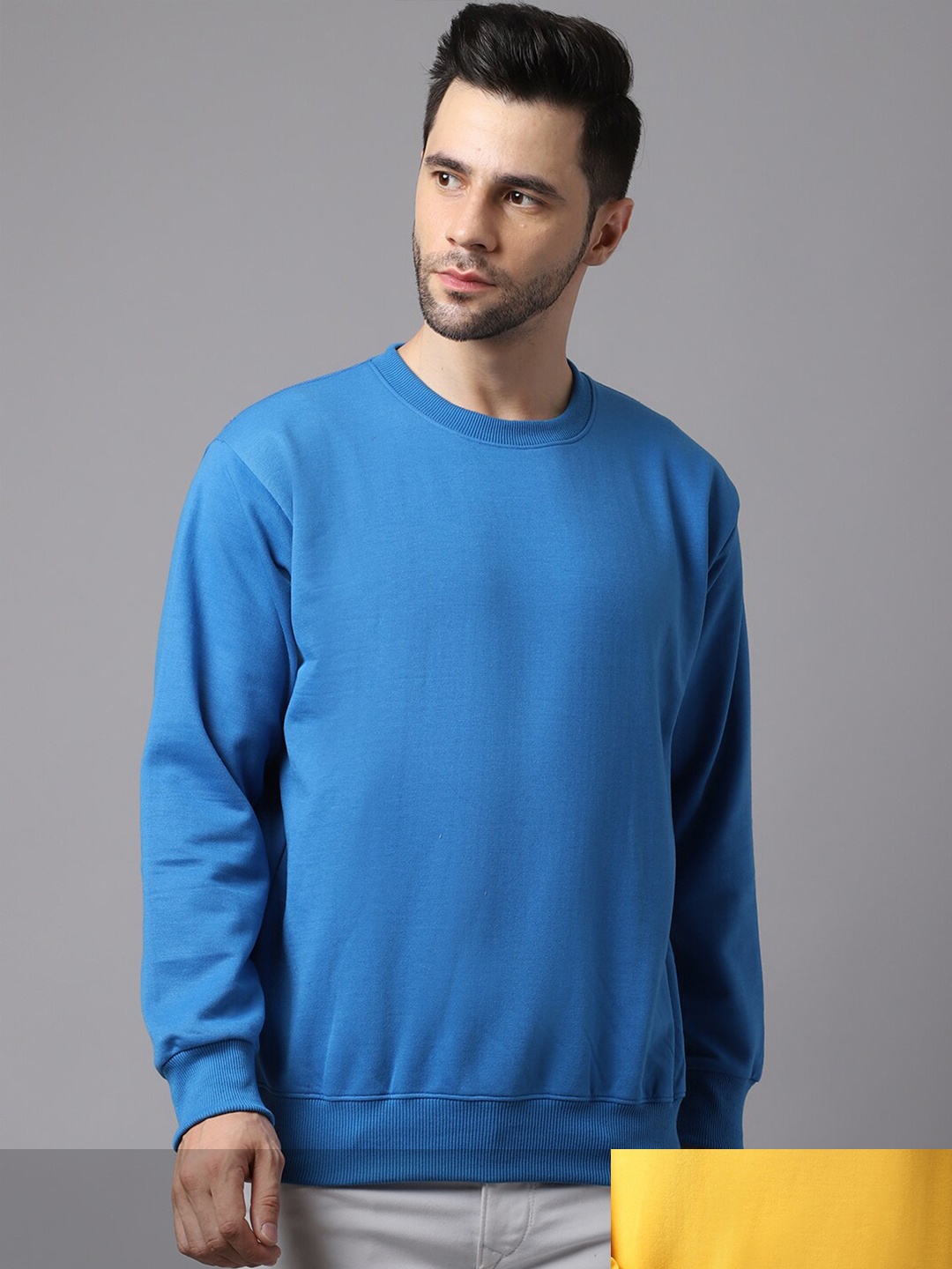 

VIMAL JONNEY Men Blue Pack Of 2 Sweatshirt